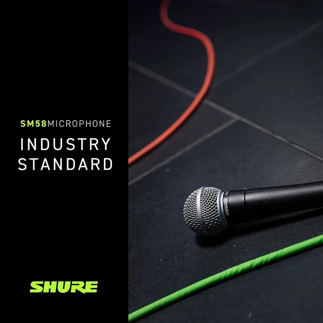 Alt view image 4 of 5 - SM58S Pro XLR Dynamic Vocal Microphone with On/Off Switch | Cardioid dynamic vocal mic with on/off switch for studio, live performance, podcasting and recording