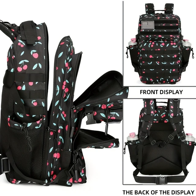 Alt view image 6 of 7 - 45L Hiking backpack, fitness backpack, cycling backpack, daily use backpack