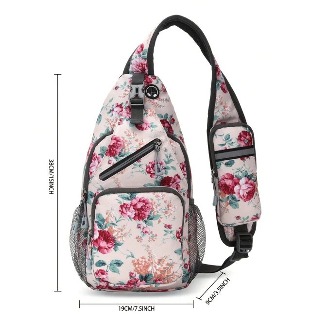 Alt view image 4 of 7 - 2pcs Crossbody bag shoulder bag single shoulder bag floral pattern