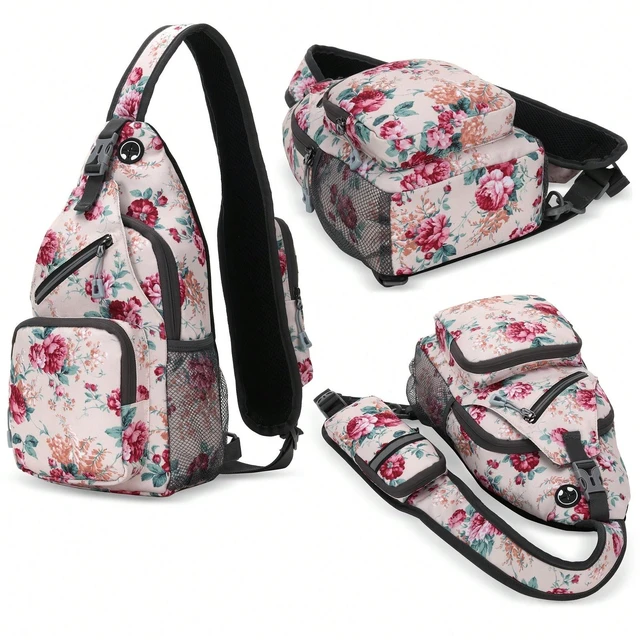 Alt view image 5 of 7 - 2pcs Crossbody bag shoulder bag single shoulder bag floral pattern