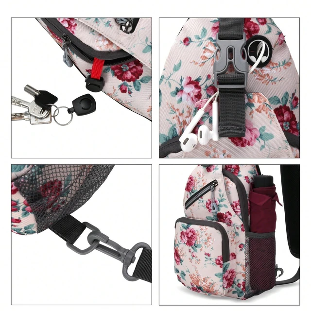 Alt view image 6 of 7 - 2pcs Crossbody bag shoulder bag single shoulder bag floral pattern