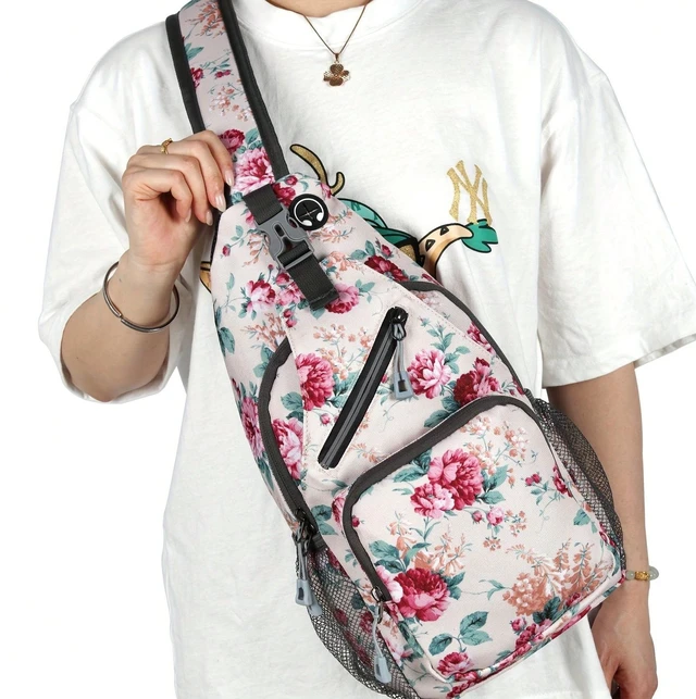 Alt view image 7 of 7 - 2pcs Crossbody bag shoulder bag single shoulder bag floral pattern