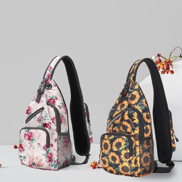 Main image of 2pcs Crossbody bag shoulder bag single shoulder bag floral pattern