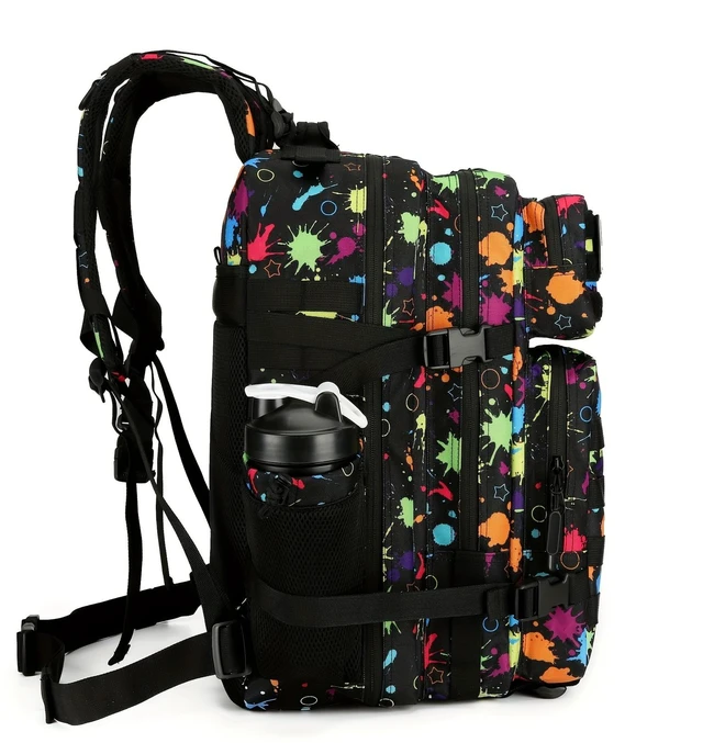 Alt view image 3 of 7 - 45L Hiking backpack, daily use backpack, fitness backpack, cycling backpack