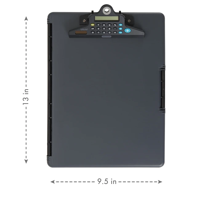 Alt view image 2 of 5 - Pen + Gear Storage Clipboard with Calculator