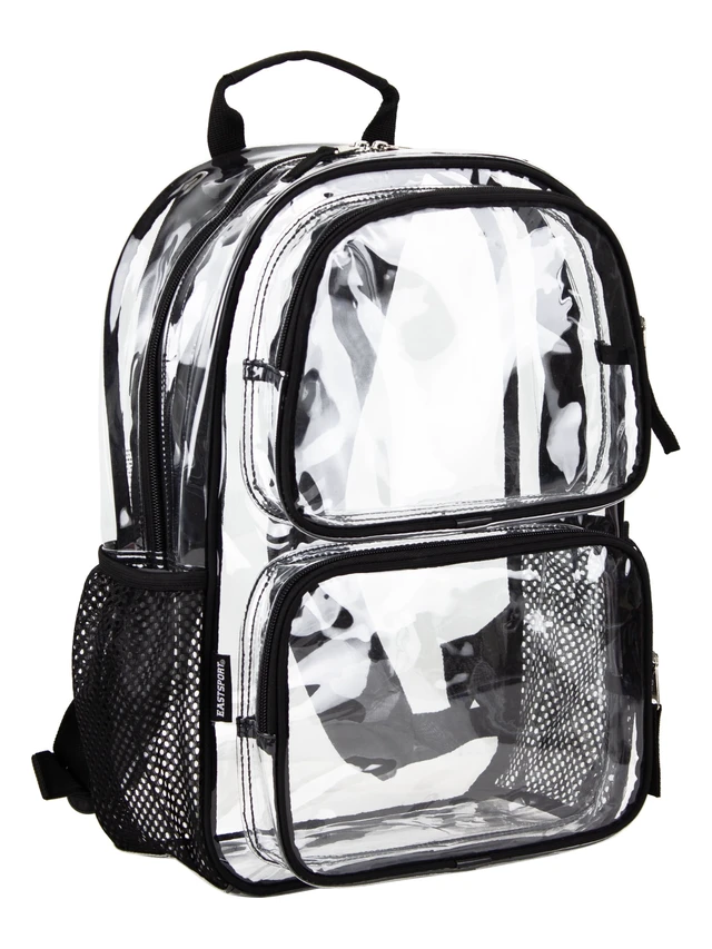 Alt view image 6 of 6 - Eastsport Day Tripper Clear Backpack