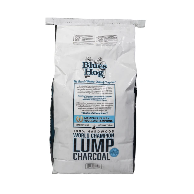 Alt view image 7 of 7 - Blues Hog Lump Charcoal 15.4lbs, Single Sourced for Heat & Smoke Consistency