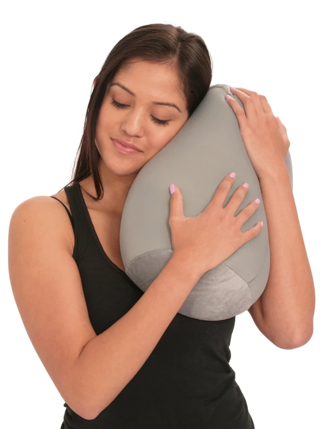Alt view image 2 of 5 - Mooshi Squish Mini Microbead Jelly Bean Bed Pillow 12"x7" Dorm Room Accessory Multiple Colors