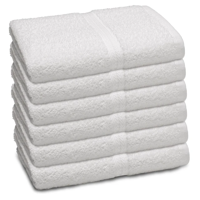 Alt view image 2 of 2 - Martex Commercial Basic Khaki 6-Pack Bath Towel Set