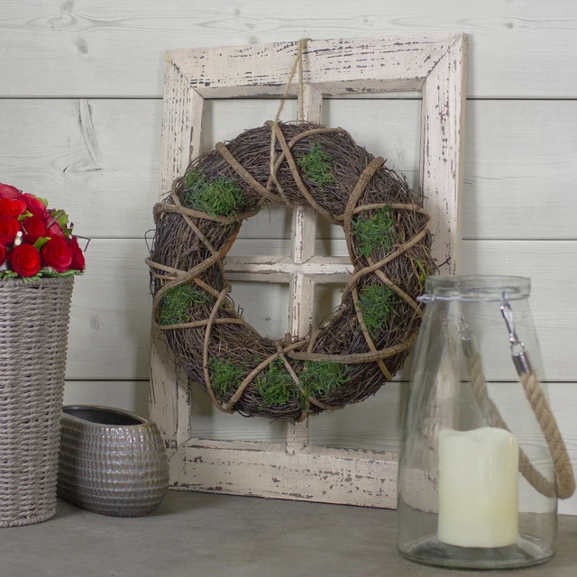 Alt view image 3 of 3 - Northlight Floral Foam Wreath, 14" (Brown)