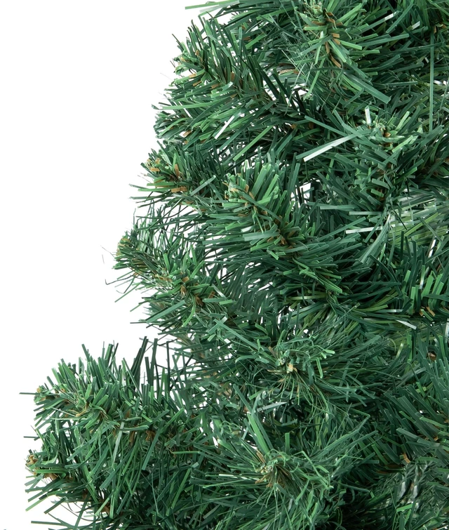 Alt view image 2 of 7 - 18" Traditional Green Pine Artificial Christmas Tree Unlit