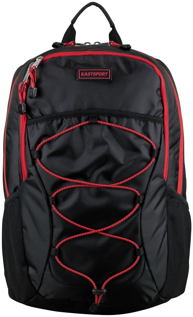 Main image of Eastsport Trailblazer Unisex Backpack, Black/Red