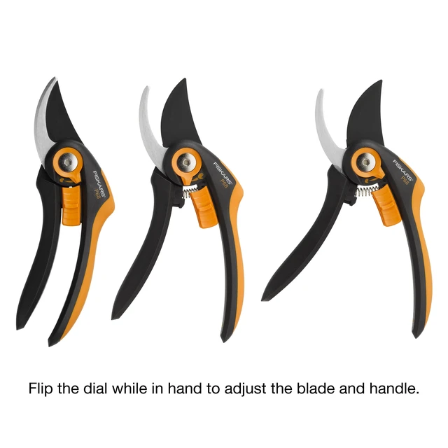 Alt view image 5 of 6 - Fiskars SmartFit Pruner 8-Inch Bypass Non-Stick Steel Blades SoftGrip Handles