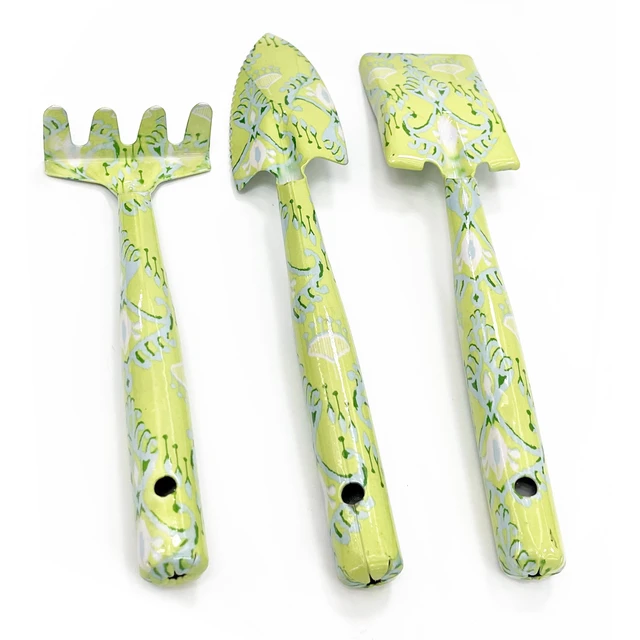 Alt view image 5 of 5 - Expert Gardener 24-Piece Indoor Garden Tool Set with Carrying Case, Green