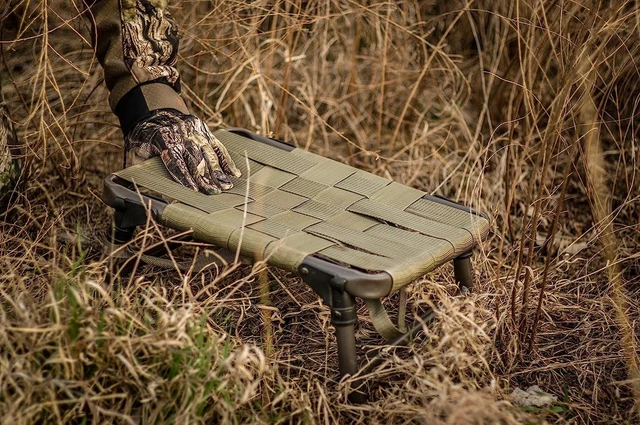 Alt view image 4 of 5 - HS Strut Turkey Hunting Chair With Folding Legs and 2" Nylon Webbed Seat