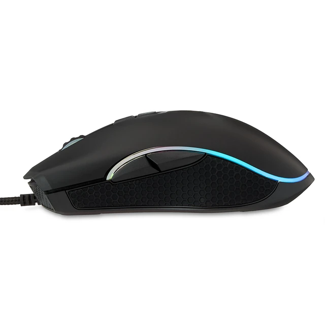 Alt view image 6 of 7 - onn Wired USB Gaming Mouse 7 Buttons Adjustable DPI Backlit Black