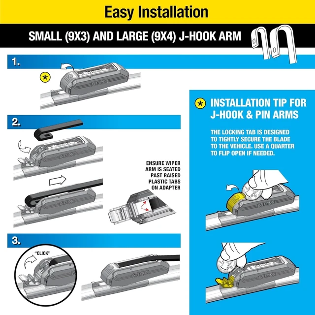 Alt view image 2 of 6 - Rain-X Latitude Water Repellency 19" 2-in-1 Windshield Wiper Blade