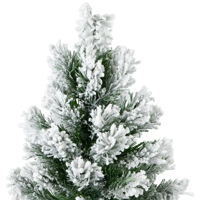 Alt view image 6 of 7 - Northlight Full Flocked Angel Pine Artificial Mini Christmas Tree, 18", Unlit