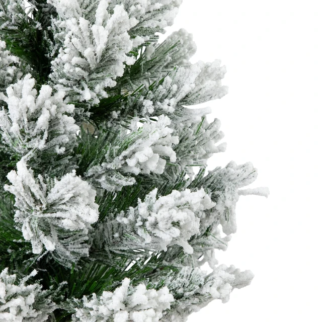Alt view image 4 of 7 - Northlight Full Flocked Angel Pine Artificial Mini Christmas Tree, 18", Unlit