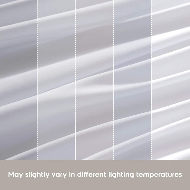 Alt view image 2 of 6 - Lammaloe Queen Sheets Set 4 Piece Deep Pocket Luxury Soft Microfiber Hotel Style White