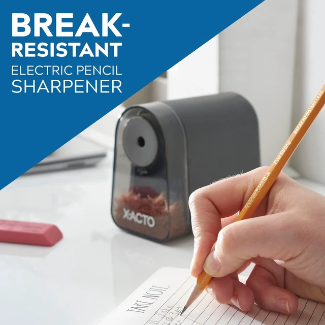 Alt view image 6 of 6 - X-ACTO Mighty Mite Electric Pencil Sharpener, with Pencil Saver, Black, 1 Count