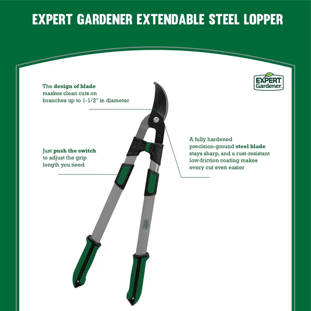 Alt view image 6 of 6 - Expert Gardener Extendable 38in Lopper