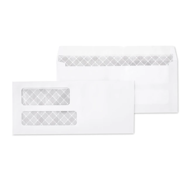 Alt view image 5 of 5 - Pen+Gear Double Window Peel & Stick Envelopes, 4.13x9.15 in, 250 Count