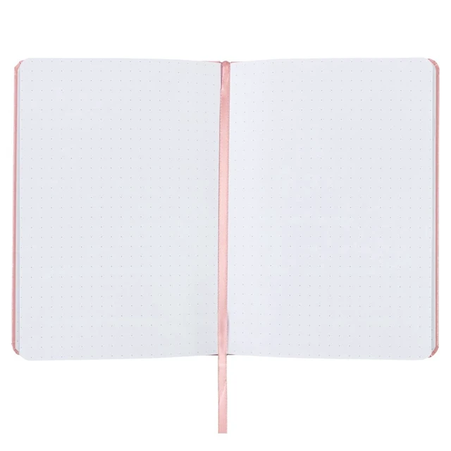 Alt view image 6 of 6 - JAM Paper Hardcover Notebook with Elastic Band, Large, Baby Pink, 5 7/8 x 8 1/2 in, 1/Pack