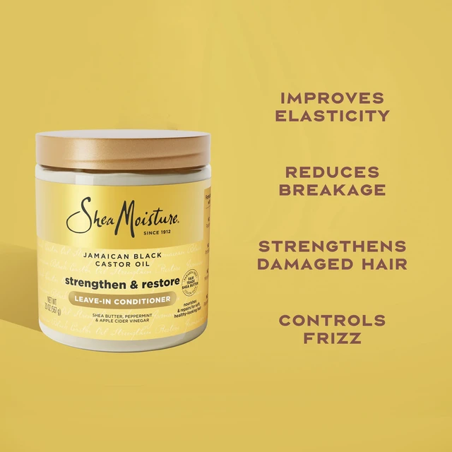 Alt view image 5 of 6 - SheaMoisture Jamaican Black Castor Oil Leave-In Conditioner, 20 oz