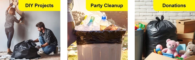 Alt view image 4 of 6 - Brute Super Tuff Contractor Trash Bags, 45 Gallon, 20 Bags
