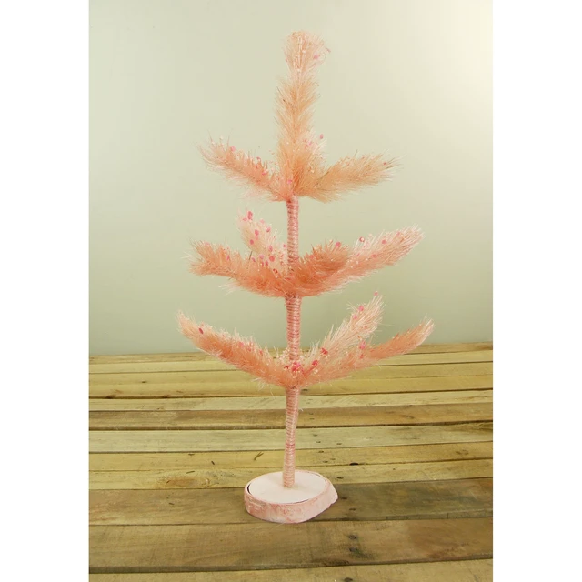 Alt view image 3 of 3 - Northlight 19" Unlit Artificial Easter Tree Pastel Pink Sisal Pine