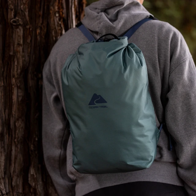 Alt view image 4 of 6 - Ozark Trail 15L Waterproof Backpack, Forest Green, Unisex Adult