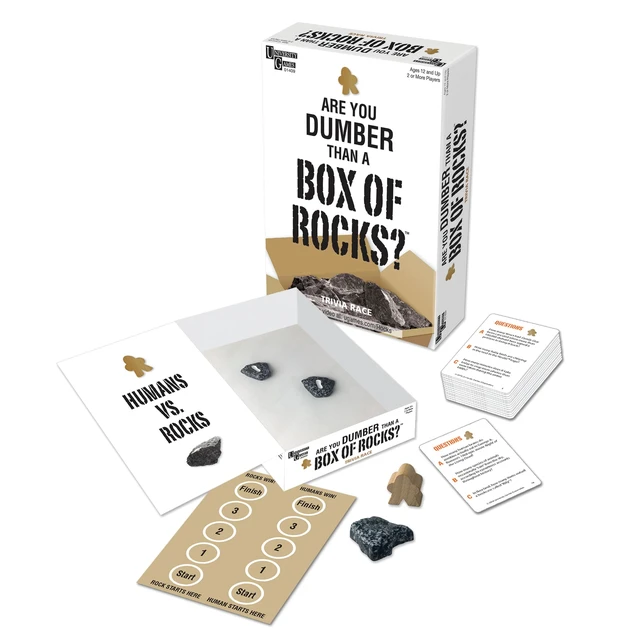 Alt view image 2 of 5 - Box of Rocks Party Game from University Games, 1 or More Players, Ages 12+