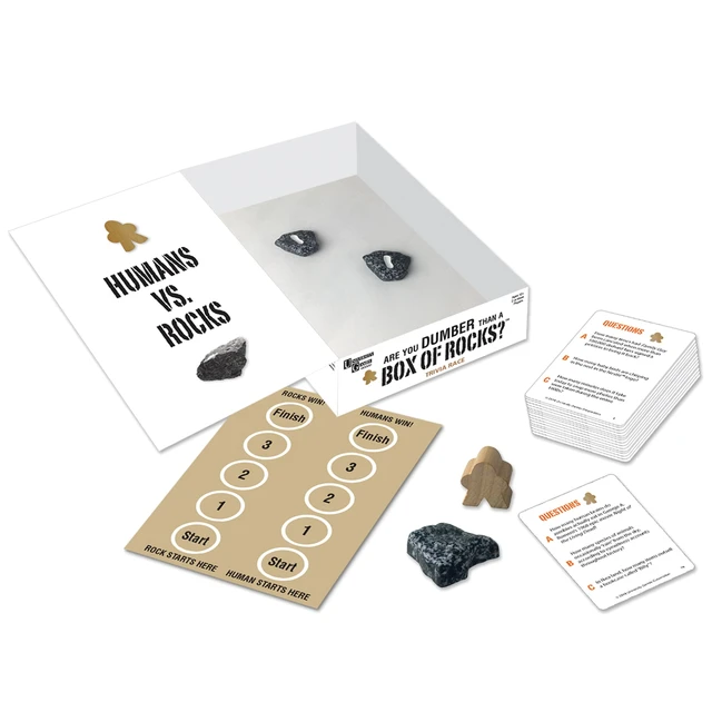 Alt view image 3 of 5 - Box of Rocks Party Game from University Games, 1 or More Players, Ages 12+