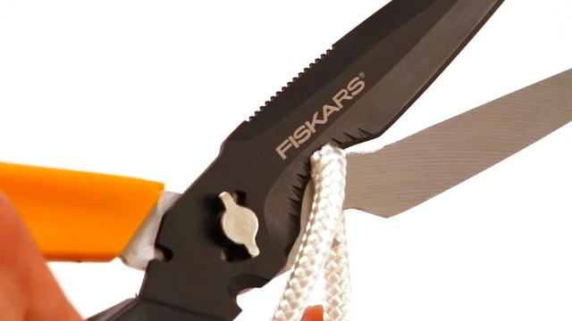 Alt view image 5 of 6 - Fiskars Multipurpose Straight Blade Garden Shears, Black and Orange