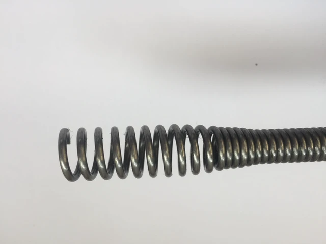 Alt view image 2 of 2 - The Works 3/8" x 25' Drain Snake Carbon Spring Wire Cable with Galvanized Torque-Twist Steel Handle