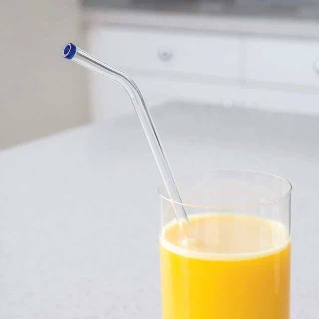 Alt view image 5 of 6 - Better Houseware 308 Glass Straws with Cleaning Brush, Set of 5 (Standard)