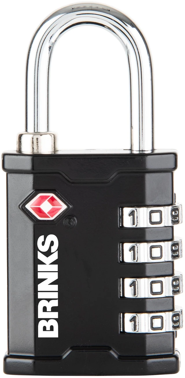 Main image of Brinks 40mm Heavy Duty Zinc Die-Cast TSA Resettable Combination Luggage Padlock with 1in Shackle
