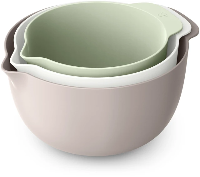 Alt view image 5 of 6 - 3-Piece Nesting Mixing Bowl Set, Beautiful by Drew Barrymore, Assorted Colors