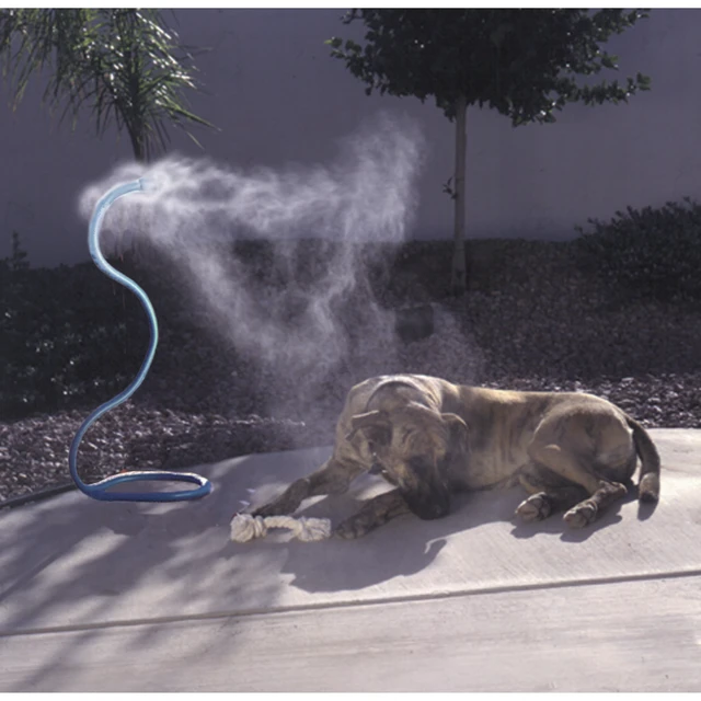 Alt view image 7 of 7 - Orbit Flex Cobra 0.25" x 13.5FT Cooling Misting System with Single Nozzle, Freestanding