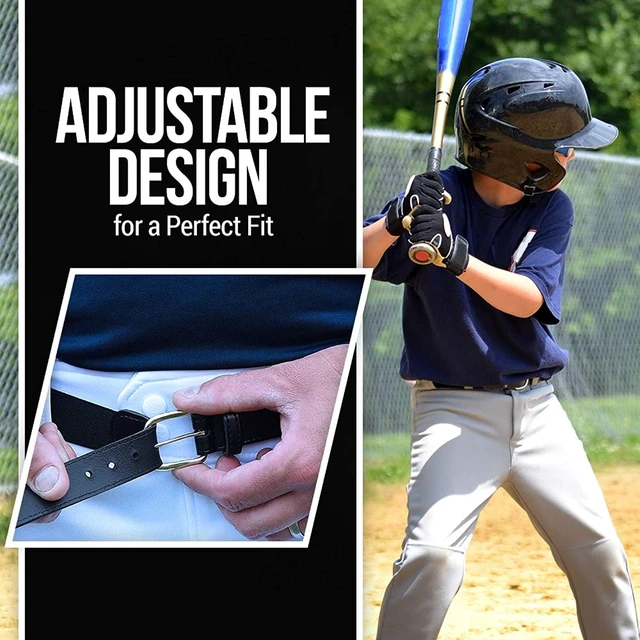Alt view image 4 of 6 - Hold'em Sports Baseball/Softball Belt for Boys & Men - Denim, Size M