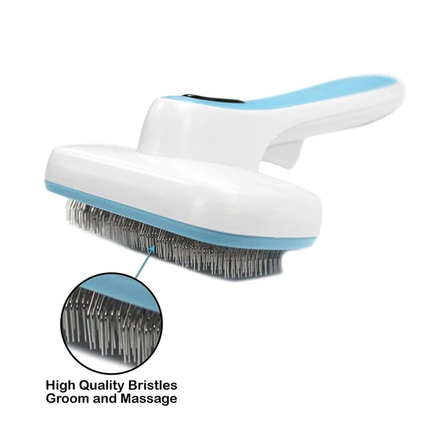 Alt view image 5 of 6 - Pets First Self Cleaning Slicker Brush for Dogs and Cats