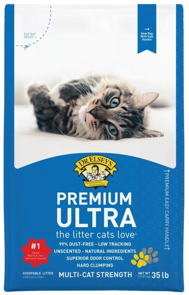 Main image of Dr. Elsey's Premium Ultra Unscented Clumping Clay Cat Litter 35lb Bag