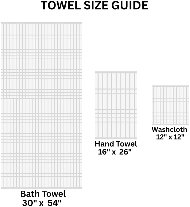 Alt view image 5 of 5 - Mainstays 6-Piece Performance Cotton Bath Towel Set, Textured White