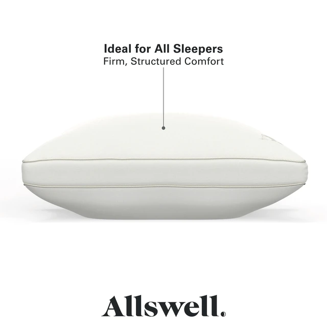 Alt view image 3 of 7 - Allswell Down Alternative Bed Pillows, Standard/Queen - Firm, All Positions
