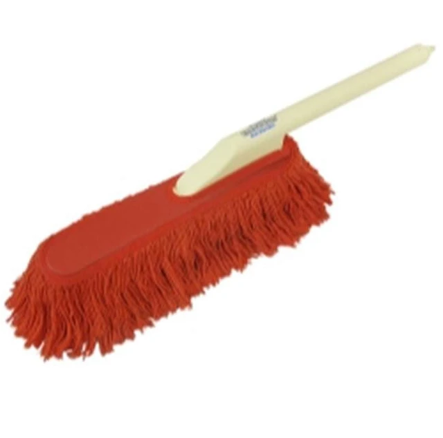 Main image of California Car Duster with Plastic Handle and Wax Treated Cotton Mop - Scratch-Free Auto Dust Remover (Colors May Vary)
