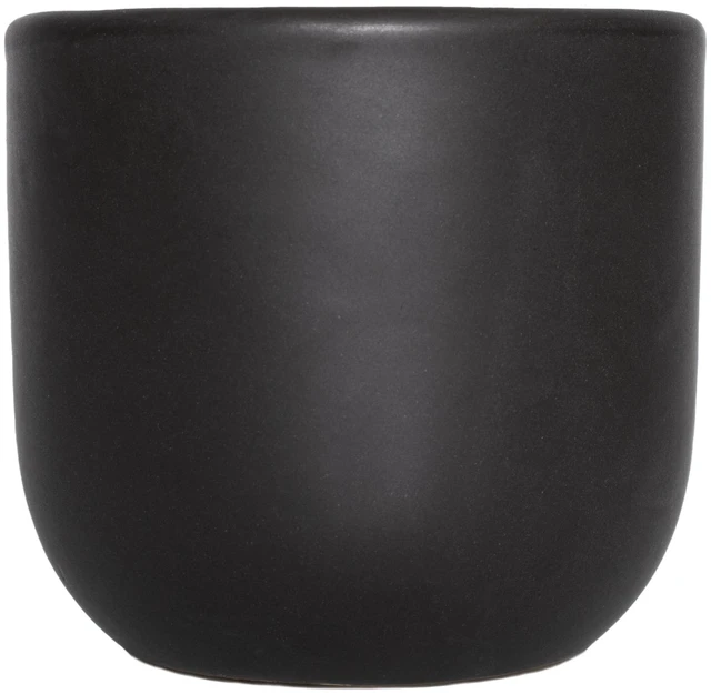Main image of Plant with Purpose Grant Container 5in. Clay Semi Matte Black - 1 Piece