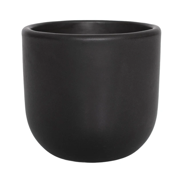 Alt view image 2 of 5 - Plant with Purpose Grant Container 5in. Clay Semi Matte Black - 1 Piece