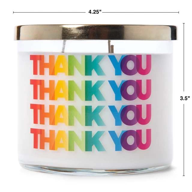 Alt view image 3 of 6 - Colonial Candle Thank You 14.5Oz Scented Candle, 3-Wick