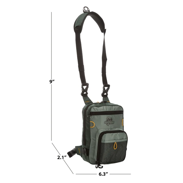 Alt view image 5 of 5 - Okeechobee Fats Fly Fishing Tackle Chest Pack, Small Soft-Sided, Sagebrush, Polyester